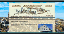 Desktop Screenshot of chausseehaus-schneeberg.de